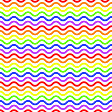 Seamless Background Of Watery Gay Pride Rainbow