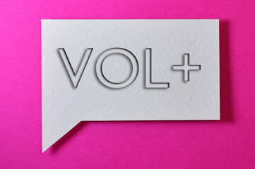 Sticker - The type Of Vol+ Word