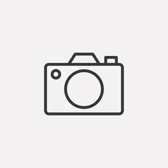 Wall Mural - camera icon isolated on background. photography symbol modern, simple, vector, icon for website desi