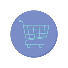 Sticker - shopping cart commerce