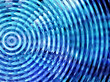 Resonate ,spread, vibration or ripple abstract in blue.