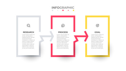 Business infographic template vector design label with 3 options or steps. Can be used for workflow diagram, info chart, web design.