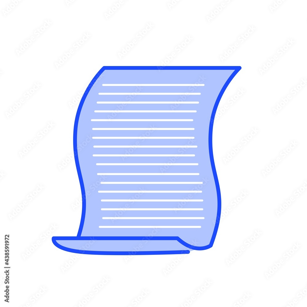 紙 ノート 書類のアイコン イラスト素材 Icon Wall Mural Ic Kkoh Design