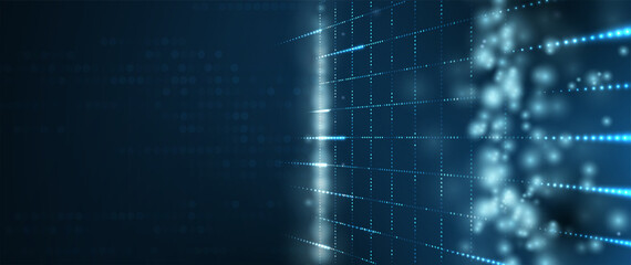 Abstract tech background. Futuristic technology interface