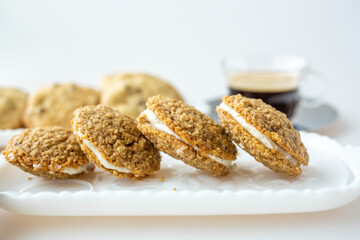 Wall Mural - Chocolate Chip Cookies and Oatmeal Cream Pies