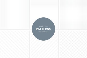 Minimal subtle line pattern background set