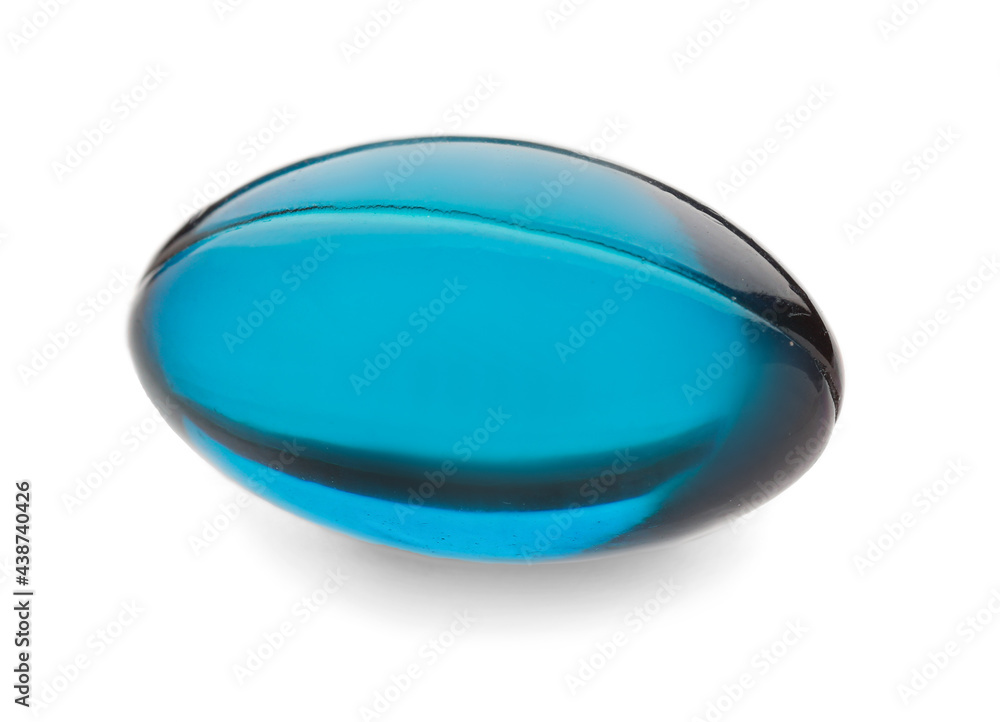 Color pill on white background