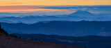 Fototapeta Na ścianę - Sunset view from Cooper Spur, Mt.Hood.