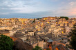 Sunrise in Matera. The city of stones. A panorama in Basilicata