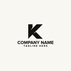 Wall Mural - K logo design