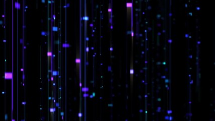 Poster - abstract background animation shiny lines stripes energy beams structure moving transforming rotatin
