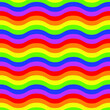 Seamless wallpaper background of wavey rainbow gay pride flag