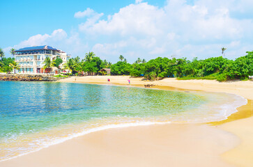 Poster - The coastline of Midigama resort, Sri Lanka