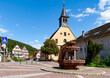 Bad Teinach im Schwarzwald, Kurbezirk Altstadt mit Stadtkirche und Marktplatz