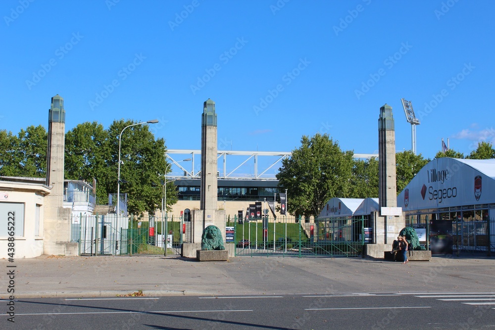 Lyon Rugby Ground Le Matmut Stadium de Lyon, stade de l'equipe lyonnaise de Rugby, le LOU ...