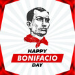 Andres Bonifacio Day Square Social Media Post Vector