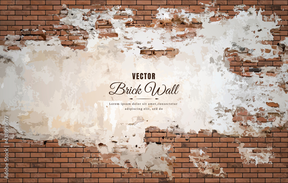 Beautiful block brick wall pattern texture background Stock Vector ...
