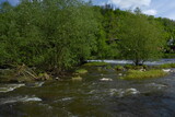 Fototapeta Pomosty - River Sázava at Žampach, Central Bohemia, Czech republic,Europe
