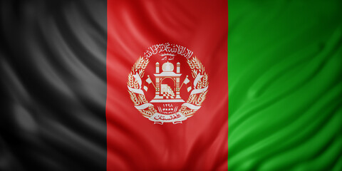 Wall Mural - Afghanistan 3d flag