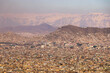 Kabul city view and mountains