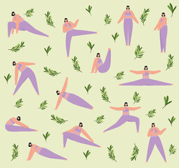 fitness women pattern