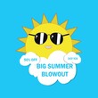Big summer blowout banner