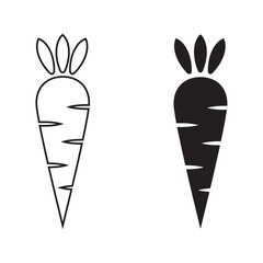 Poster - carrot icon