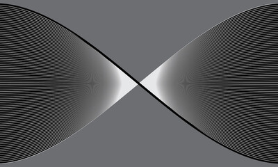 Leinwandbilder - Abstract twisted structure. Modern geometry background.