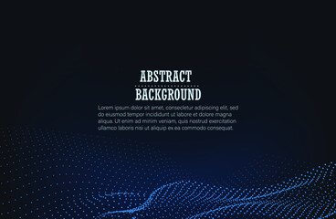 Digital communication abstract blue technology background. EPS 10. Internet technology vector illustration. 
