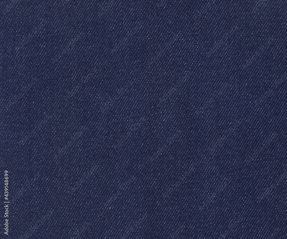 raw denim dark blue fabric background texture. Stock Photo | Adobe Stock