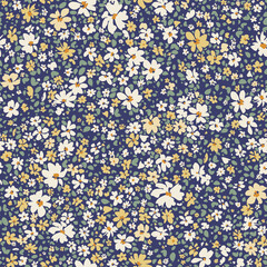 Floral seamless background for spring