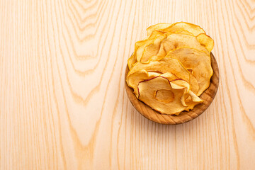 Wall Mural - Apple dried fruits heap on the table