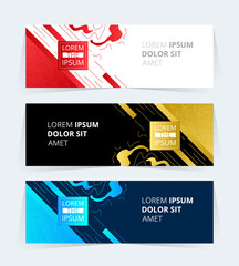 vector abstract graphic design banner pattern background web template.