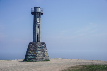 Old lighthouse on the shores of Lake Baikal