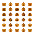 © Graphic Mall - Gradient icons for pumpkin.