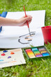 Malowanie w plenerze-zajęcia dla dzieci