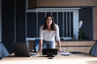 © Wavebreak Media - Portrait of caucasian businesswoman standing in meeting room at modern office