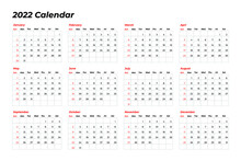 Calendar For 2022
