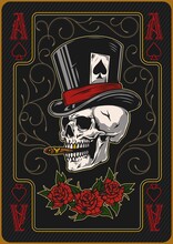Ace Of Spades Playing Card Template