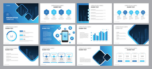 Aufkleber - business presentation template design backgrounds and page layout design for brochure, book, magazine, annual report and company profile, with info graphic elements graph design concept