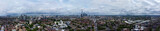 Fototapeta Londyn - Aerial panorama of London skyline.