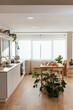 © BONNINSTUDIO/Stocksy - Interior of spacious kitchen at home