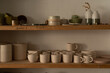 © Malquerida Studio/Stocksy - Pottery And Ceramics On Atelier Shelves