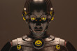 © Marcos Osorio/Stocksy - Portrait of a connected robot
