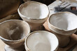 © Siur - Cups or bowls artistic stoneware with the raku technique