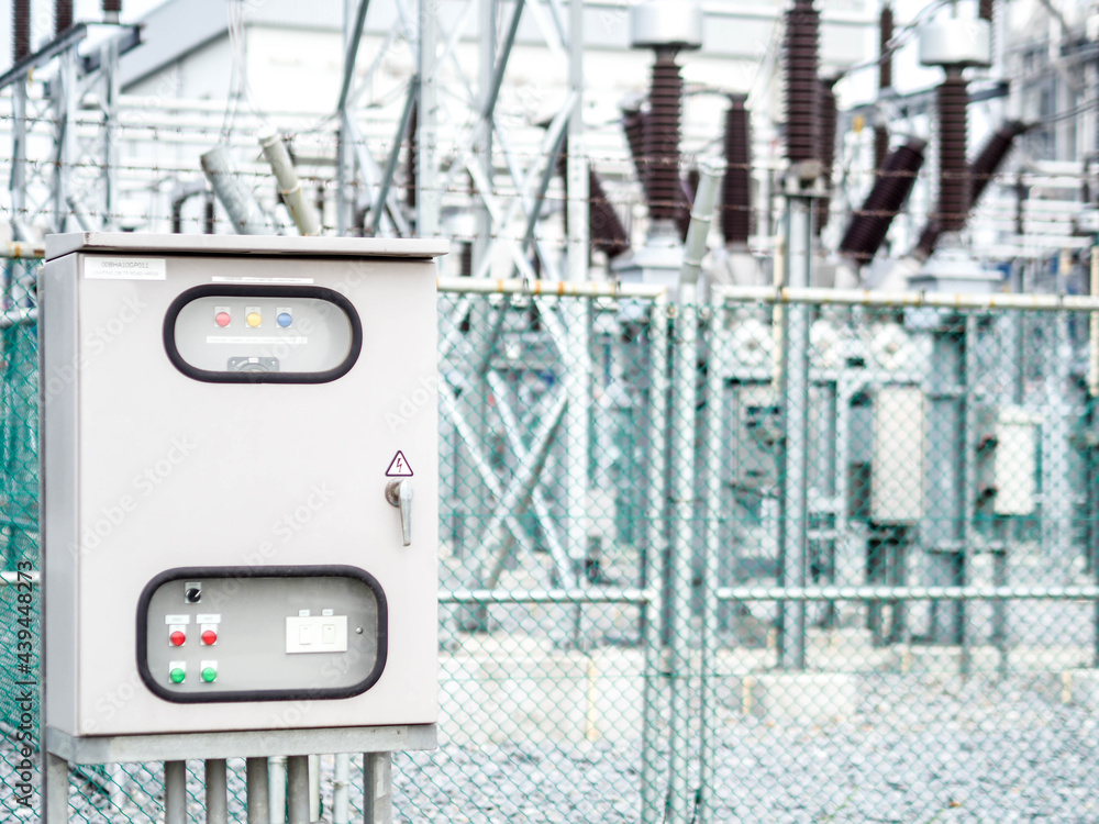 Local control panel stainless type in power plant for connection ...