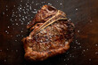 © Pietro Karras/Stocksy - Roasted meat steak with salt flakes
