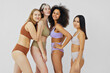 © Ivan Ozerov/Stocksy - multi-ethnic female models in lingerie posing