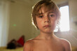 © Nasos Zovoilis/Stocksy - 5 year old boy crying