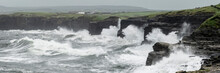 Stormy Wild Atlantic Way Cliffs Ireland